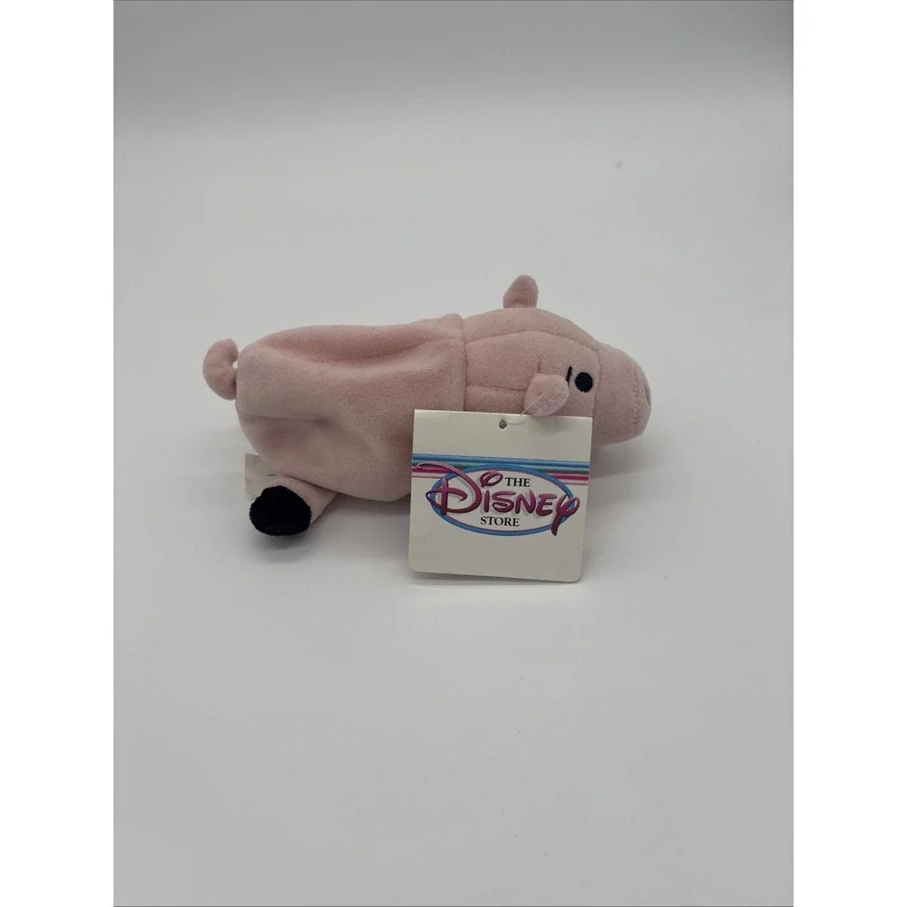 The Disney Store Mini Bean Bag Hamm the Pig  7